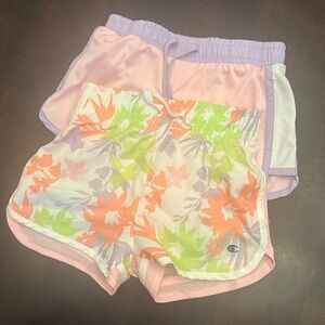 Lot of 2 champion athletic shorts. Girls XS